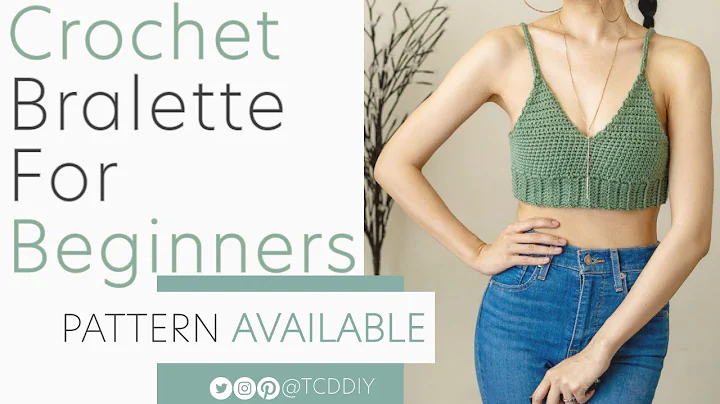 How to Crochet A Bralette For Beginners | Pattern & Tutorial DIY