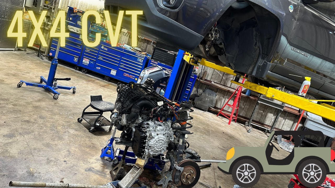 Transmission Blown Up! Remove Entire Vehicle! 2016 Jeep 2.4 mechanic YouTube