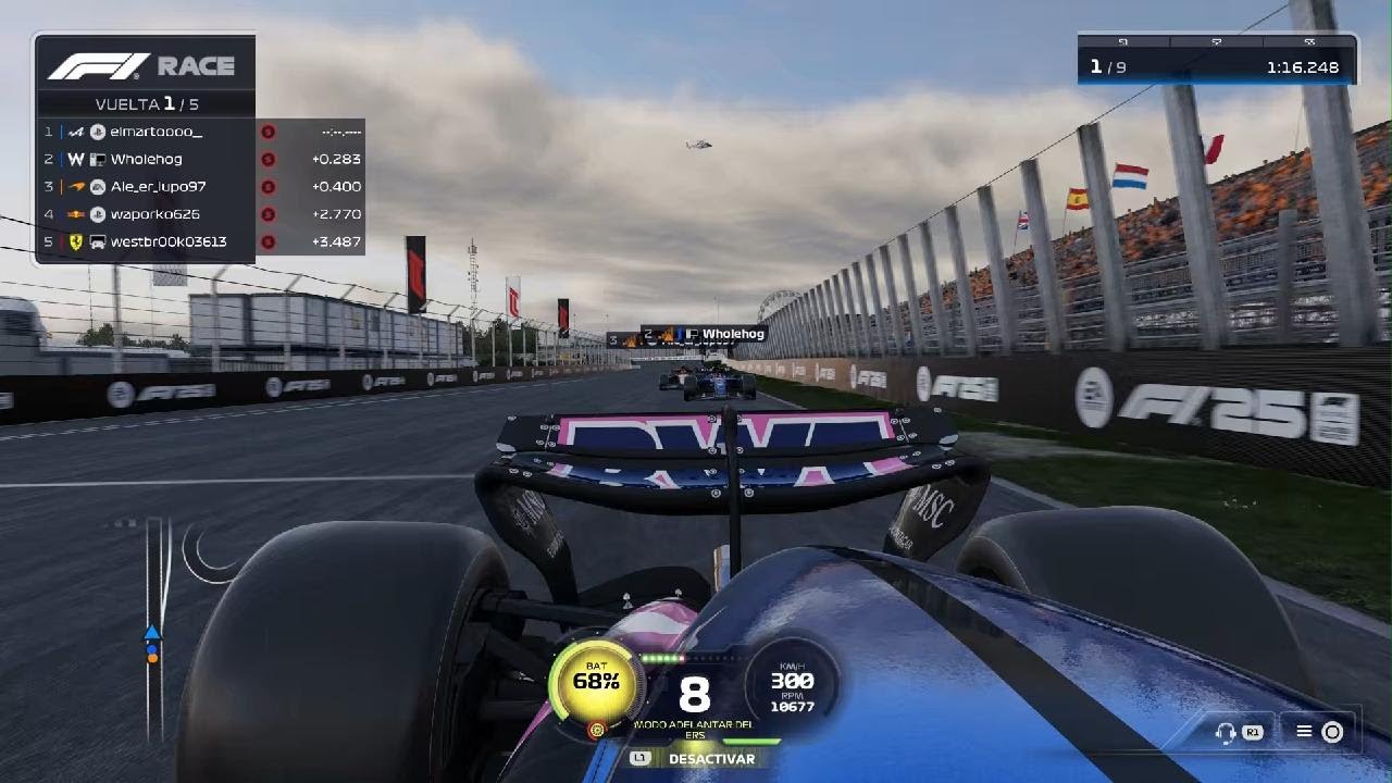 F1 25 gameplay online  países bajos P1