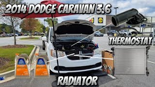 DODGE GRAND CARAVAN SXT 3.6 | HOW TO REPLACE RADIATOR & THERMOSTAT | DETAILED | How/to DODGE GRAND CARAVAN SXT 3.6 | HOW TO REPLACE RADIATOR & THERMOSTAT | DETAILED | How/to