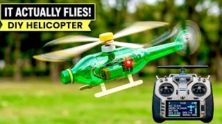 How to Make Helicopter Using Plastic Bottle & DC Motor DIY Helicopter #DIY #helicopter #dcmotor