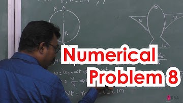 46.Physics | Motion of system of particles & rigid bodies | Numerical Problem 8