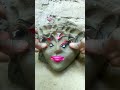 durgama face making with clay/Mata Durga idols making #craft #shortsvideo #artwork #vaisnomata