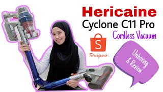 Clean With Me || Unboxing & Review HERICAINE C11 Pro Cordless Vacuum