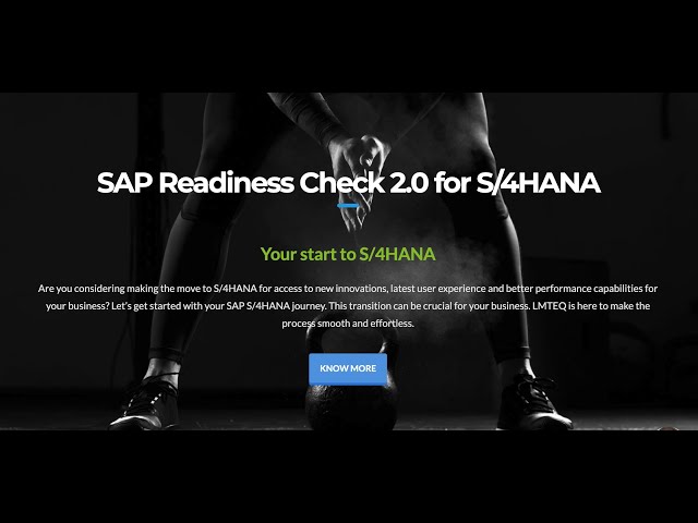 SAP Readiness Check 2.0 for S/4HANA class=