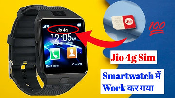 Will Jio Sim Works In Dzo9 Smartwatch || jio sim work in dzo9 smartwatch #smartwatchclub #jiosim