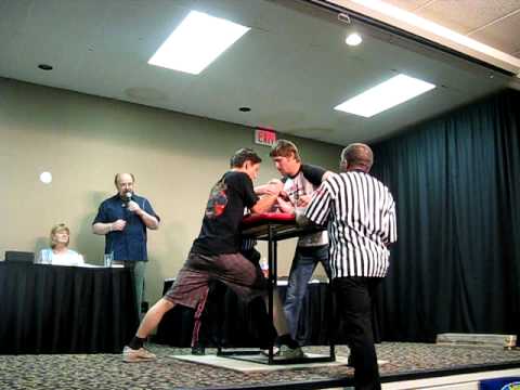 Armwresling: Adam Koenig vs Wiley Cranbrook BC 2009