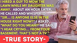 “I Hear Crying… From Your Basement.” The Lawn Guy Called While My Daughter Was Away. Old Dad Stories screenshot 2
