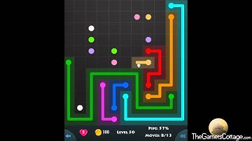 Flow Game Level - 920 [11x11] Jumbo Pack Connect the Dots