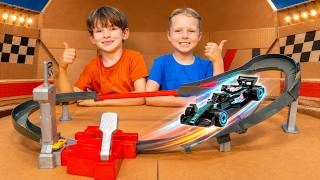 Hot Wheels Race Day in a Cardboard World! 🏎️🏁 screenshot 5
