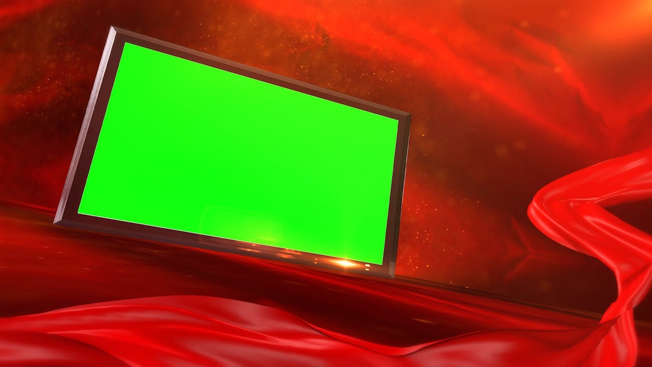 Glittering Red Slideshow/Presentation/Promo Green Scree | FREE TO USE | iforEdits