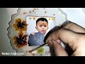 How to make resin photo frame tutorial   circle resin frame diy  devikascraftcorner2787