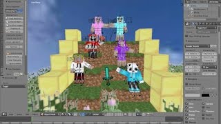 Speed animation (Minecraft fan art)