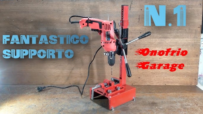 supporto per trapano fai da te (homemade mobile drill stand) 