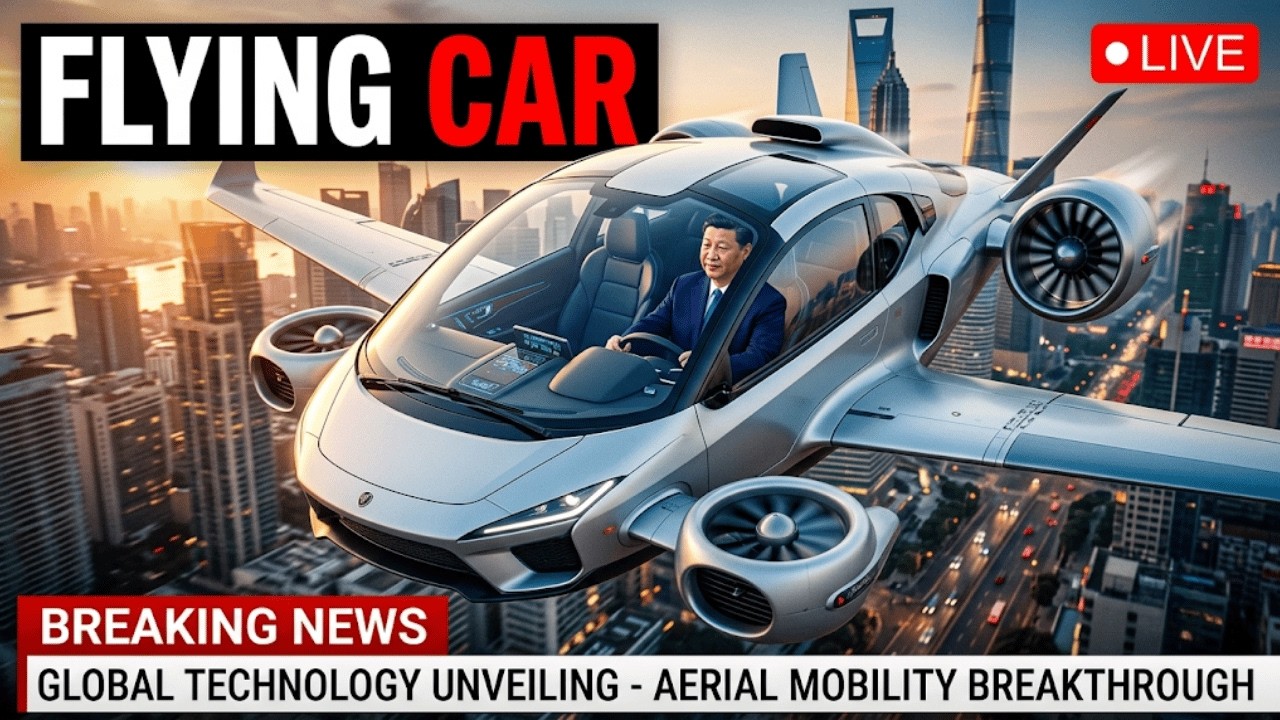 China Unveils the World’s First Modular Flying Car – Video