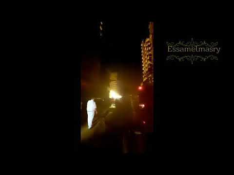 انفجار ماسوره غاز بحدائق الزيتون