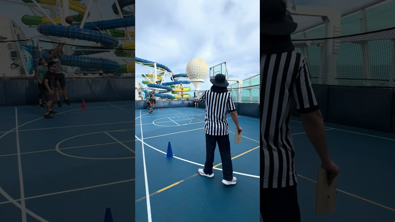 3points shoot out Ob Voyager of the Seas 🤙
