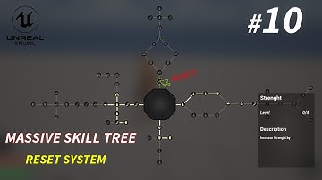 Unreal Engine 5 Tutorial - How to Build Expandable Skill Tree Part 10: Reset Skill & Refund Points