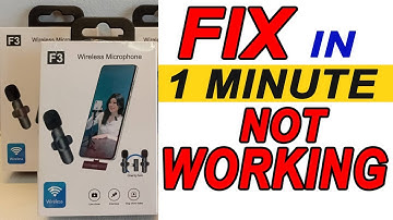 Wireless Lavalier Microphone Problem Solve | Wireless Microphone Lavalier not Working - FIX