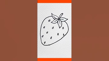 How to Draw a Strawberry 🍓 in Easy Steps