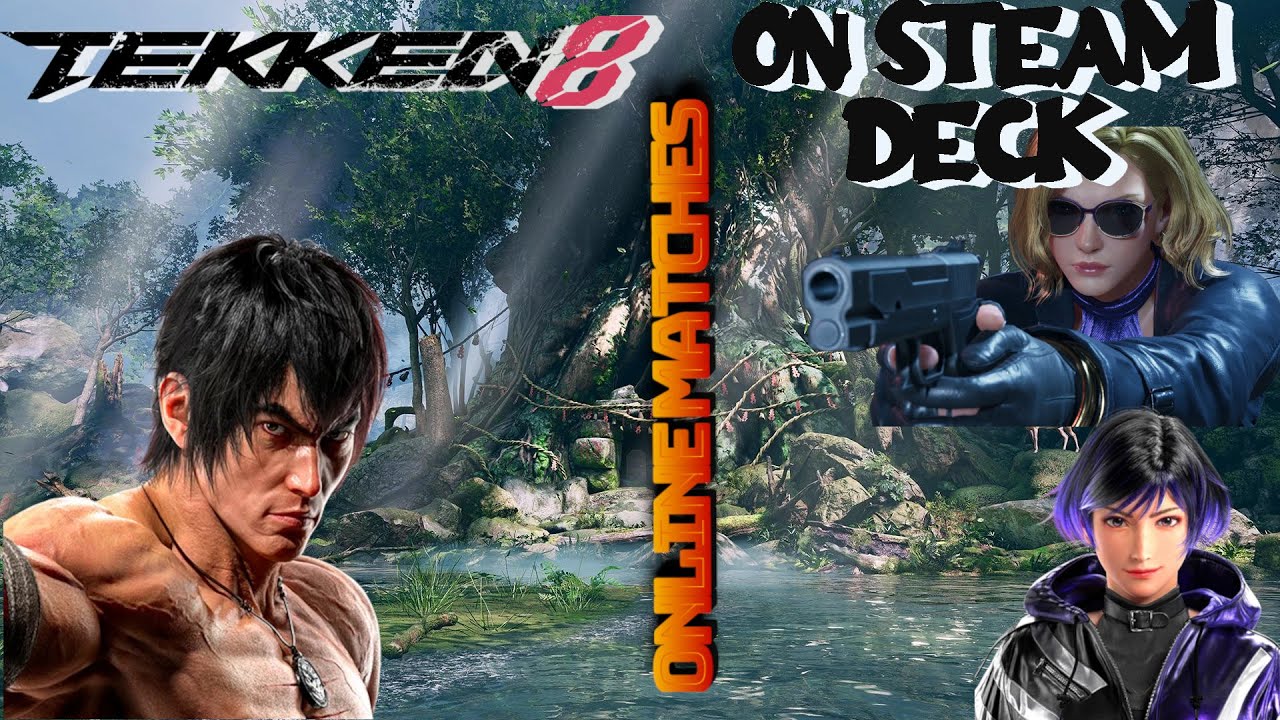 TEKKEN 8 game play on Steam Deck.Law vs ladies(Nina, Reina).Online matches.Теккен 8.БРЮС в ярости!