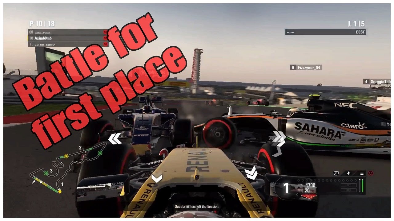 F1 2016 Online - Battle For The Win in USA