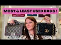 TOP 5 MOST & LEAST USED DESIGNER BAGS IN 2020: What was actually worth the money!?