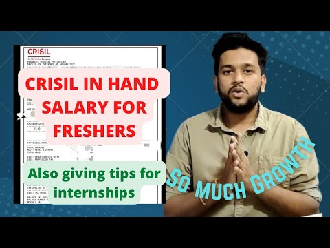 CRISIL in hand salary for freshers | Growth & Hikes | CRISIL Salary