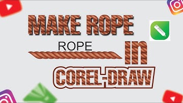 Make Rope in Corel Draw Using Mesh Tool And Tracing