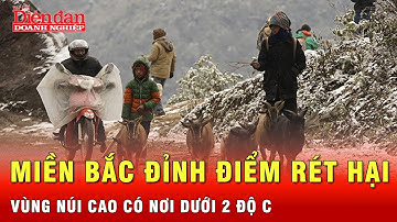Rét hại đặc biệt lan rộng toàn miền Bắc, vùng núi cao xuống dưới 2 độ C | Tin tức 24h