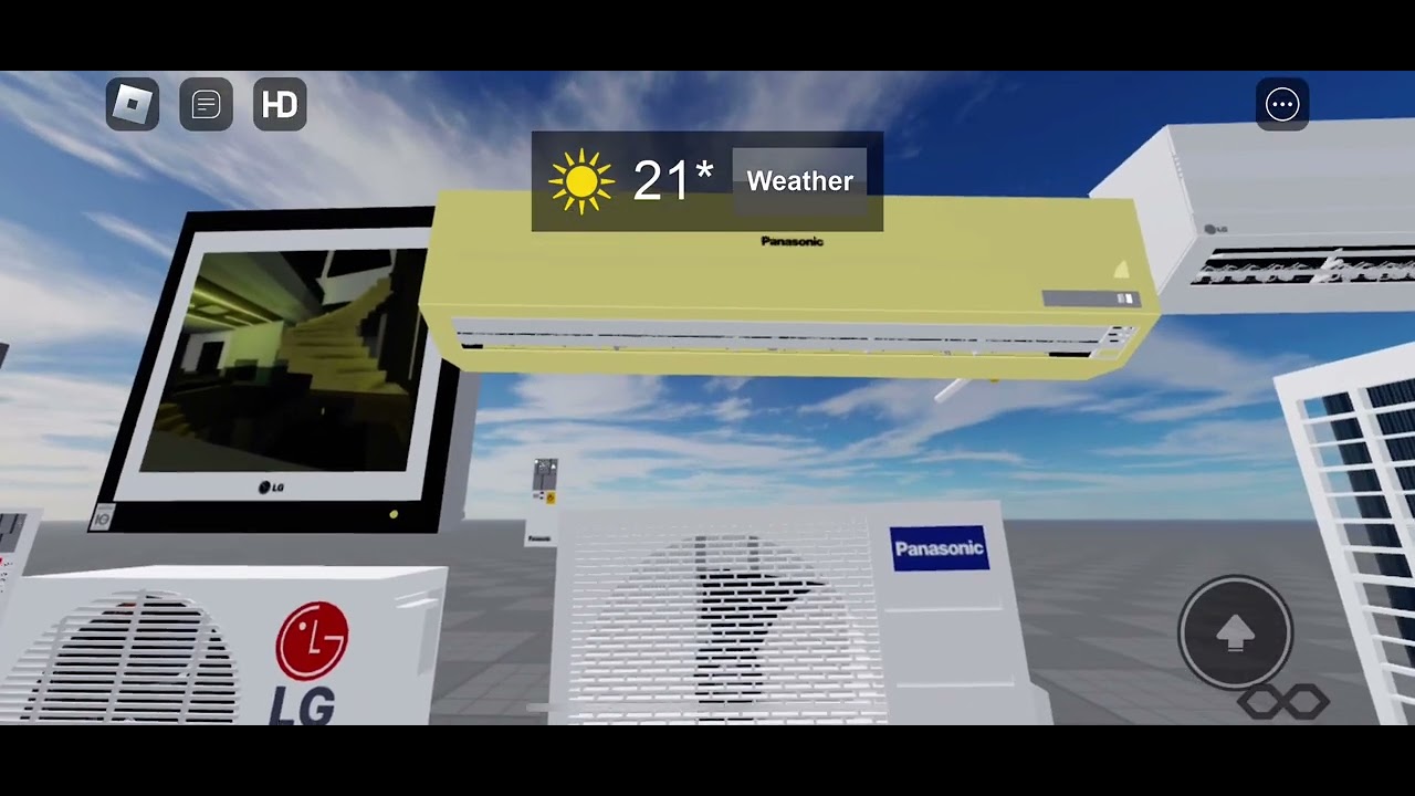 I turned on 1000 of different brands of air, conditioners and Roblox