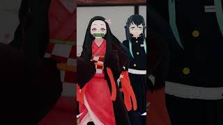 Nezuko & Muichiro - Bundle X Boom Pow - Mmd