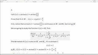 Packs Maths Classics #4: arctan(x) + arctan(1/x)