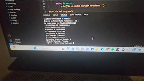 Tarea 3 Python Convertidor de temperaturas