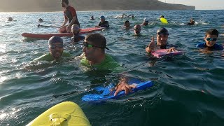 تعلم السباحة ، قطعنا 5 كيلومتر سباحة حرة في بحر تغازوت ️??