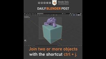 Joining Objects in Blender