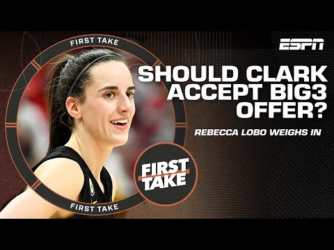 Should Caitlin Clark accept Ice Cube's $5M offer to play in the Big3? | First Take