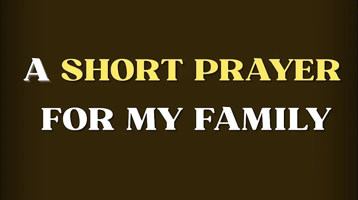 Morning Prayer for Family Protection and Divine Guidance | Powerful Prayer To Start The Day