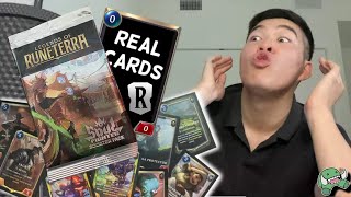 Opening OFFICIAL Legends of Runeterra Cards! | Official League of Legends Trading Cards #LoR