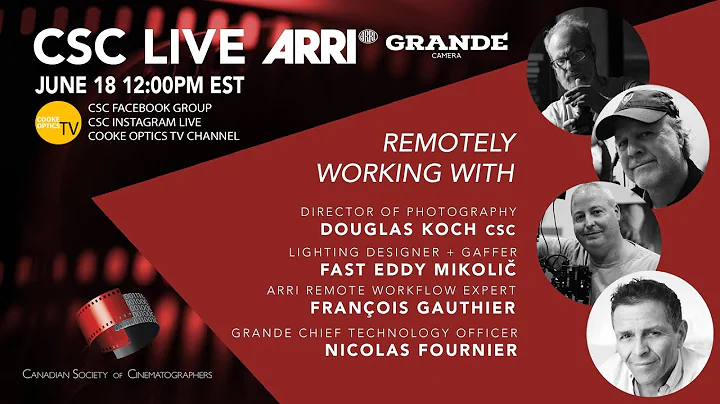 CSC Live:  Douglas Koch csc and Lighting Designer ...