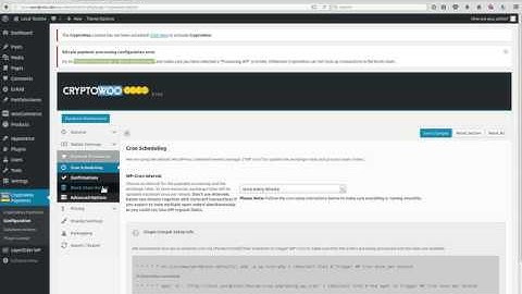 CryptoWoo plugin initial setup with Block.io API