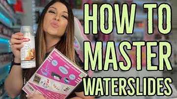 Everything you need to know about waterslides and how to apply them to your tumbler.