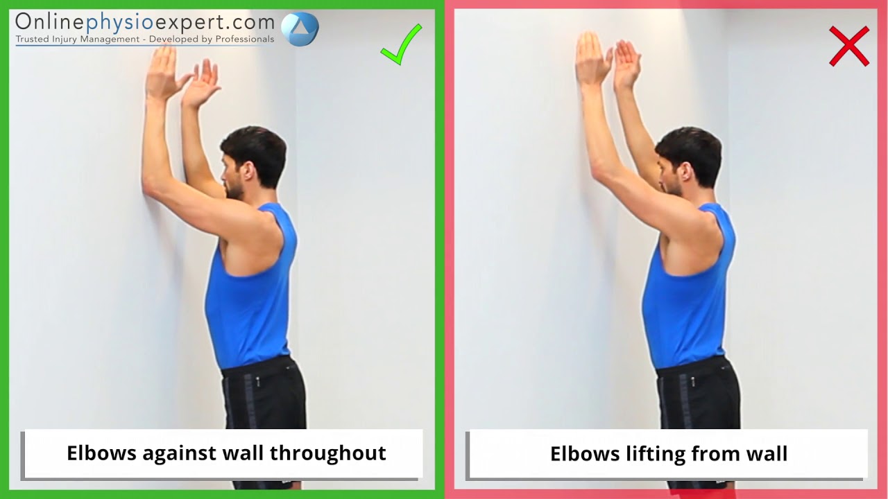Wall slide shoulder strength 1 