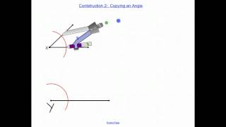 construction 2: copying an angle