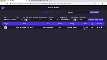 Supreme Machine Tutorial Part 3 (Restocks)