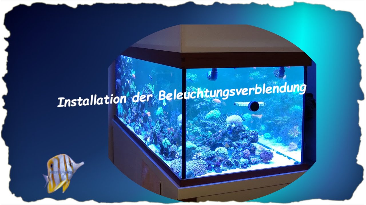 Installation meiner Beleuchtungsverblendung - YouTube