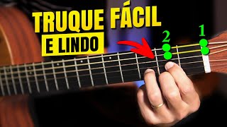 SÓ 4 NOTAS - Truque FÁCIL E LINDO NO VIOLÃO - Todos vão te aplaudir! Prof. Sidimar Antunes