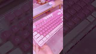 Coolkiller CK75 pink gasket mounted keyboard unboxing and sound test-Whatgeek