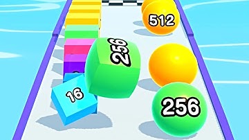 Ball Run 2048 Merge Number ! MAX LEVELS Gameplay Walkthrough New Update Part 330 android, ios