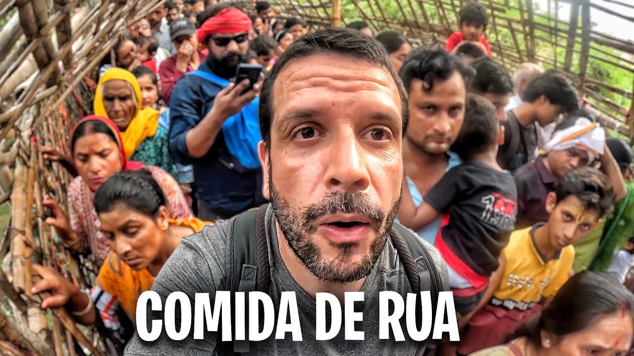 COMIDA DE RUA EM UMA CIDADE SAGRADA NA INDIA 🇮🇳